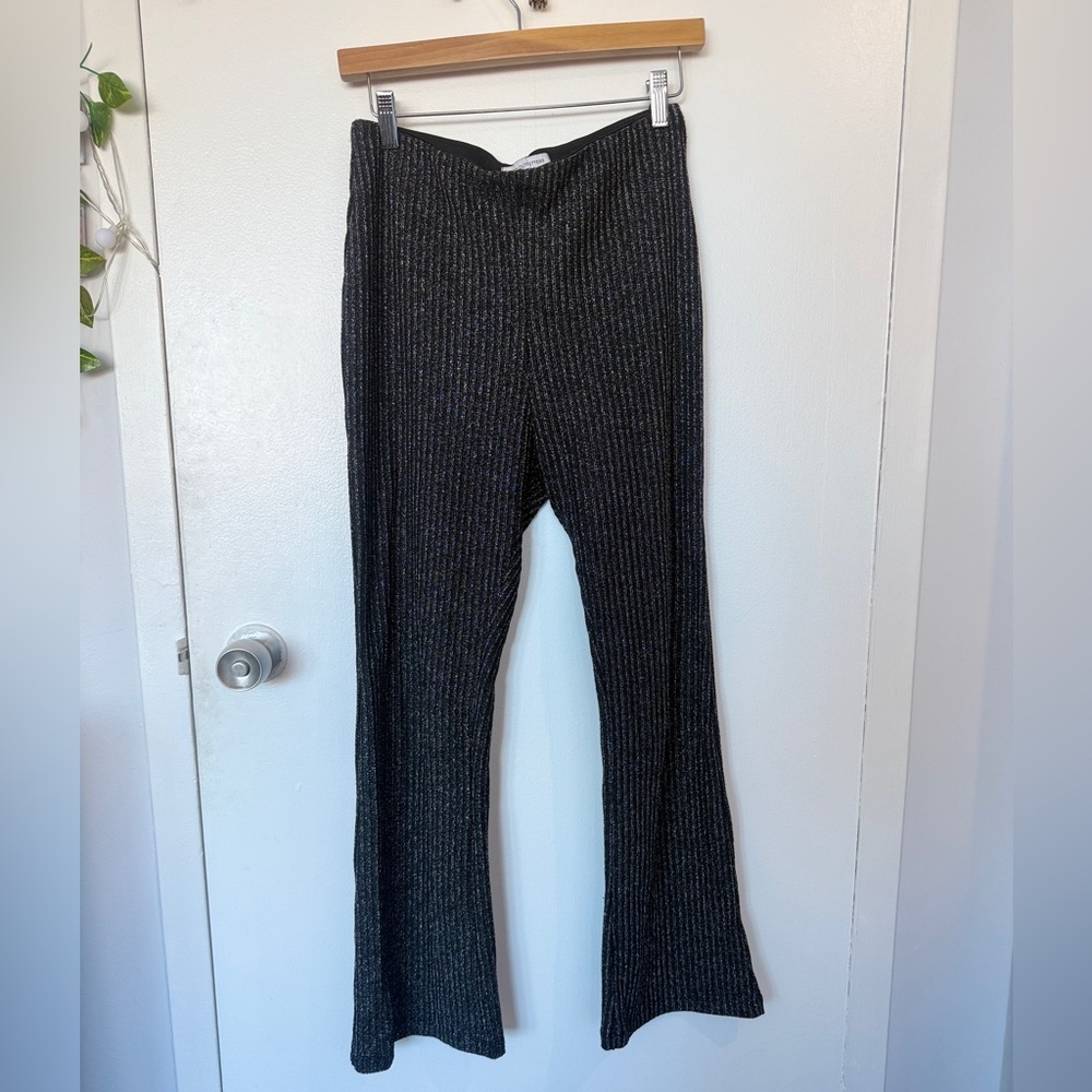 Glitter flare pants